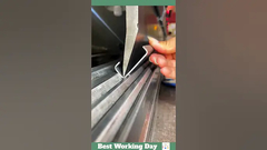 Best working day #1687 Stainless steel sheet bending process